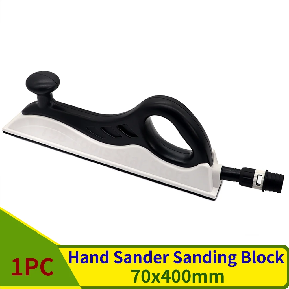 

1PC 70x400mm Hand Sander Sanding Block Vacuum Hand Sander Sponge Pad Dust Free for Wood Household Cleaning Polishing Car Repair