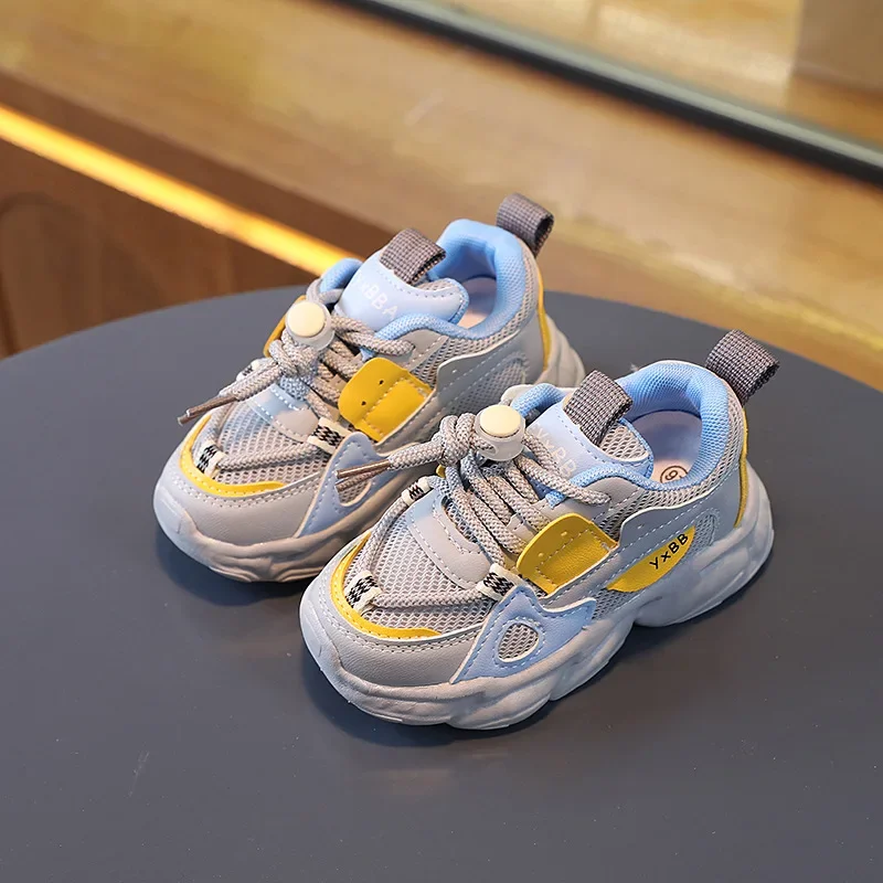 Shoes for Boys Girls Breathable Mesh Little Kids Casual Sneakers Non-slip Children Sport Shoes Tenis