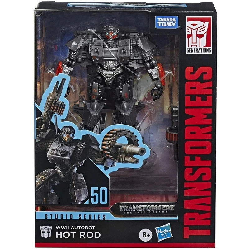 W magazynie Takara Tomy Transformers SS Series SS-49 D-Class World War II Hot Rod Figurki akcji Robot Model kolekcjonerski Zabawki Prezent