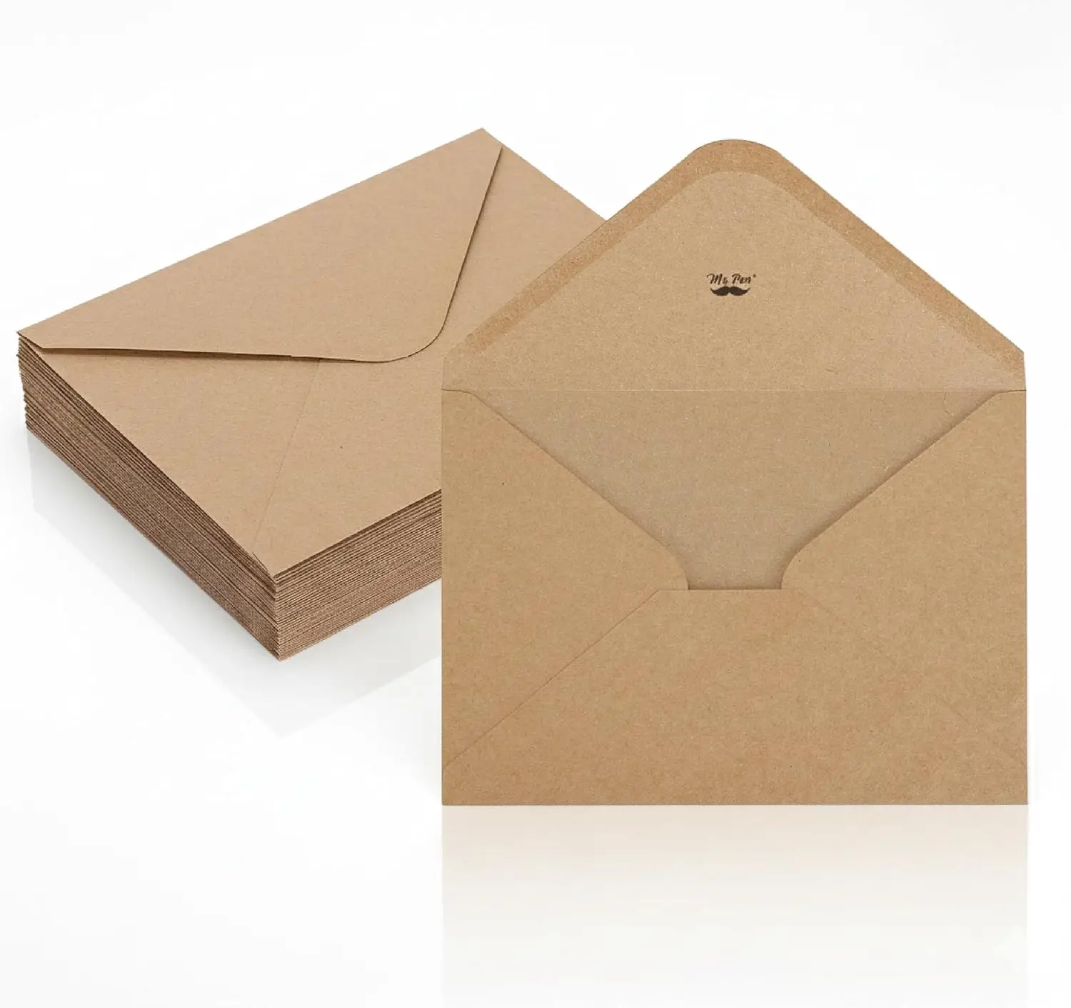 

Kraft Envelopes 5x7 Inch, 39 Pack A7 Brown Envelopes for Invitations Cards and Postcards