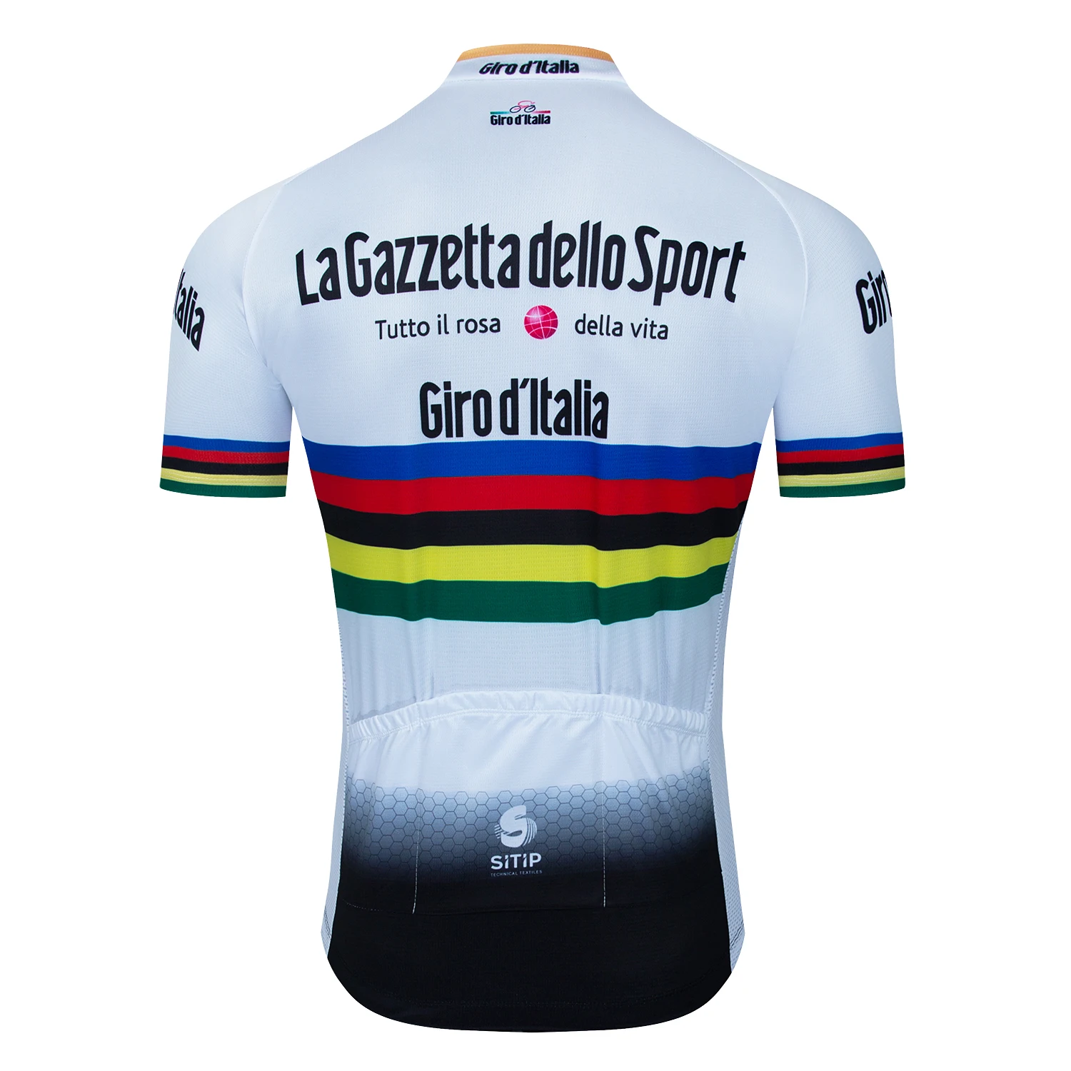 Giro d'Italia Cycling Jersey Set Man MTB Uniform Bike Wear Rainbow stripe Bicycle Clothes Short Cycling Clothing Maillot Culotte