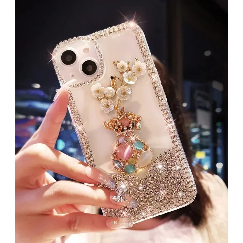 

Luxury Jewelled Diamond Bling Chain Crystal Phone Case | For Samsung A50, A70S, A32, A52, A71, A51, A72, A73, A53, A33