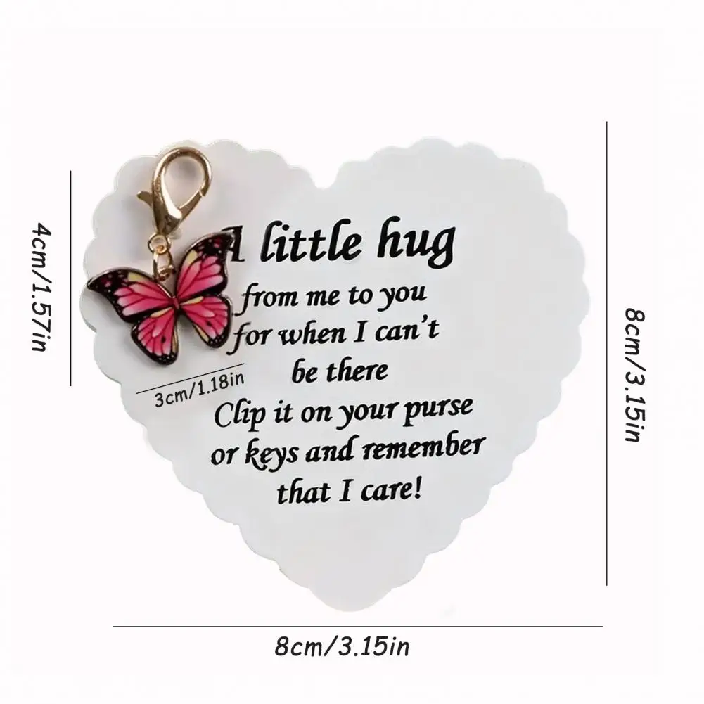 Boho papillon porte-clés mignon été Animal porte-clés anneau sac à main sac à dos charme écouteurs housse accessoires femmes cadeau