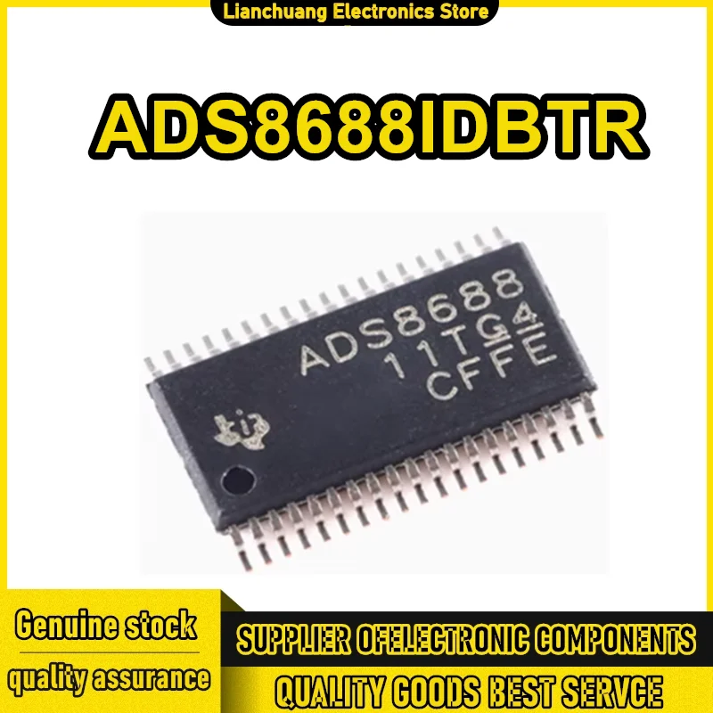 

5 шт. ADS8688IDBTR ADS8688 TSSOP-38 16-битный аналого-цифровой преобразователь, набор микросхем, новый, в наличии