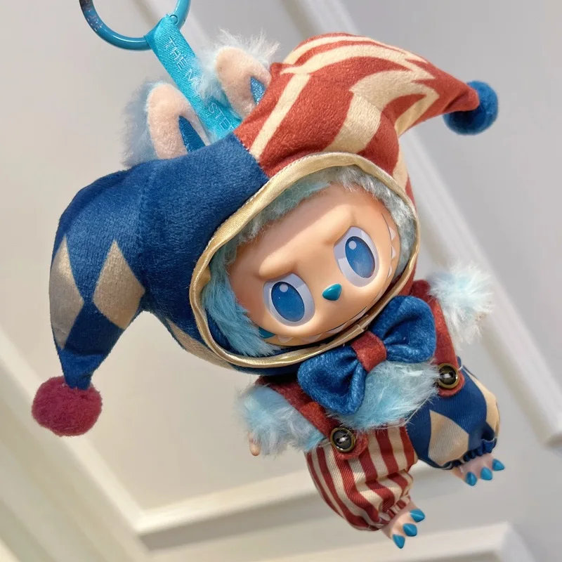 مجموعة أزياء لـ Labubu 3.0 Pin لدمية الحب إكسسوارات الملابس لـ 17 سنتيمتر Labubu Halloween Why ملابس خطيرة جدًا مهرج السيرك