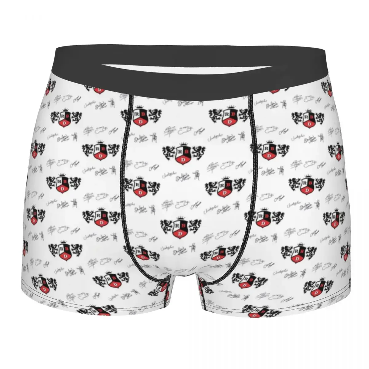 Boxer à motif Rebelde Rbd pour hommes, sous-vêtements doux, culottes sexy mexicaines, caleçons grande taille