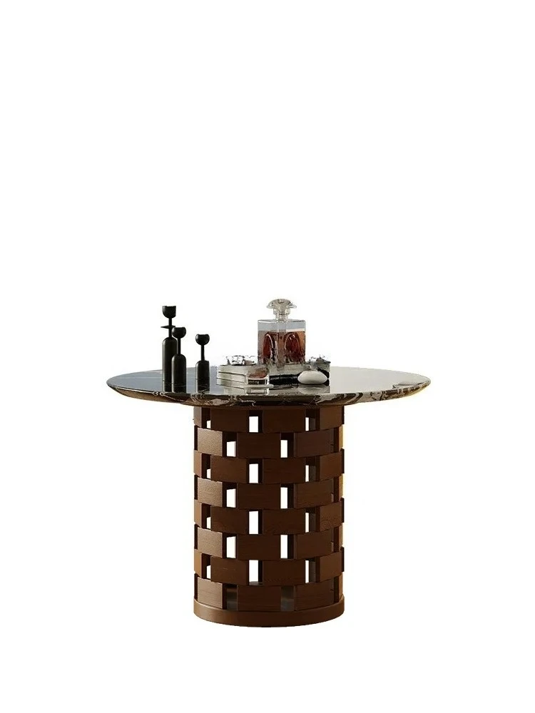 

Wabi Sansan Мраморный круглый обеденный стол Высококачественный китайский антикварный обеденный стол