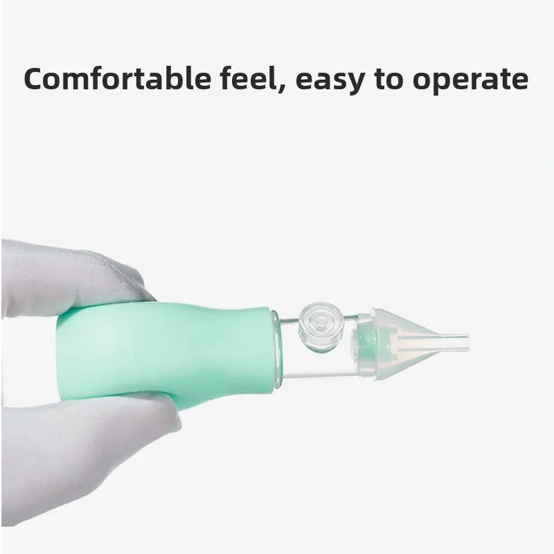 مجموعة شفاط أنف الطفل - منظف أنف يدوي مضاد للتدفق الخلفي مع ملاقط لحديثي الولادة، يخفف أنفًا محشوًا ويزيل الخنازين بلطفًا #2