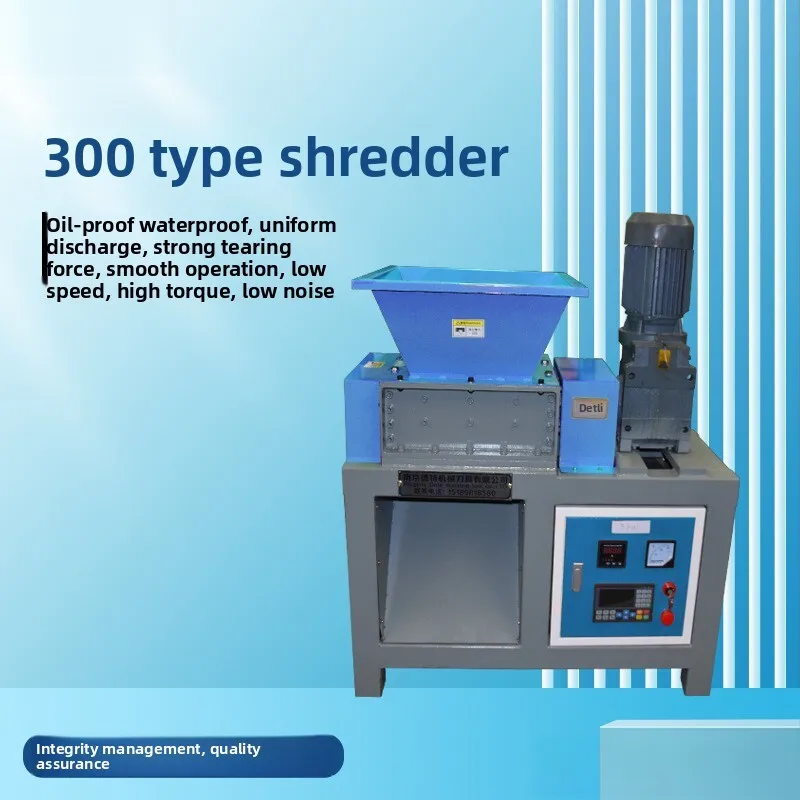 

Rubber Household Waste Crushing Equipment Small Single Shaft Shredder Metal Plastic Multi-Function Crusher