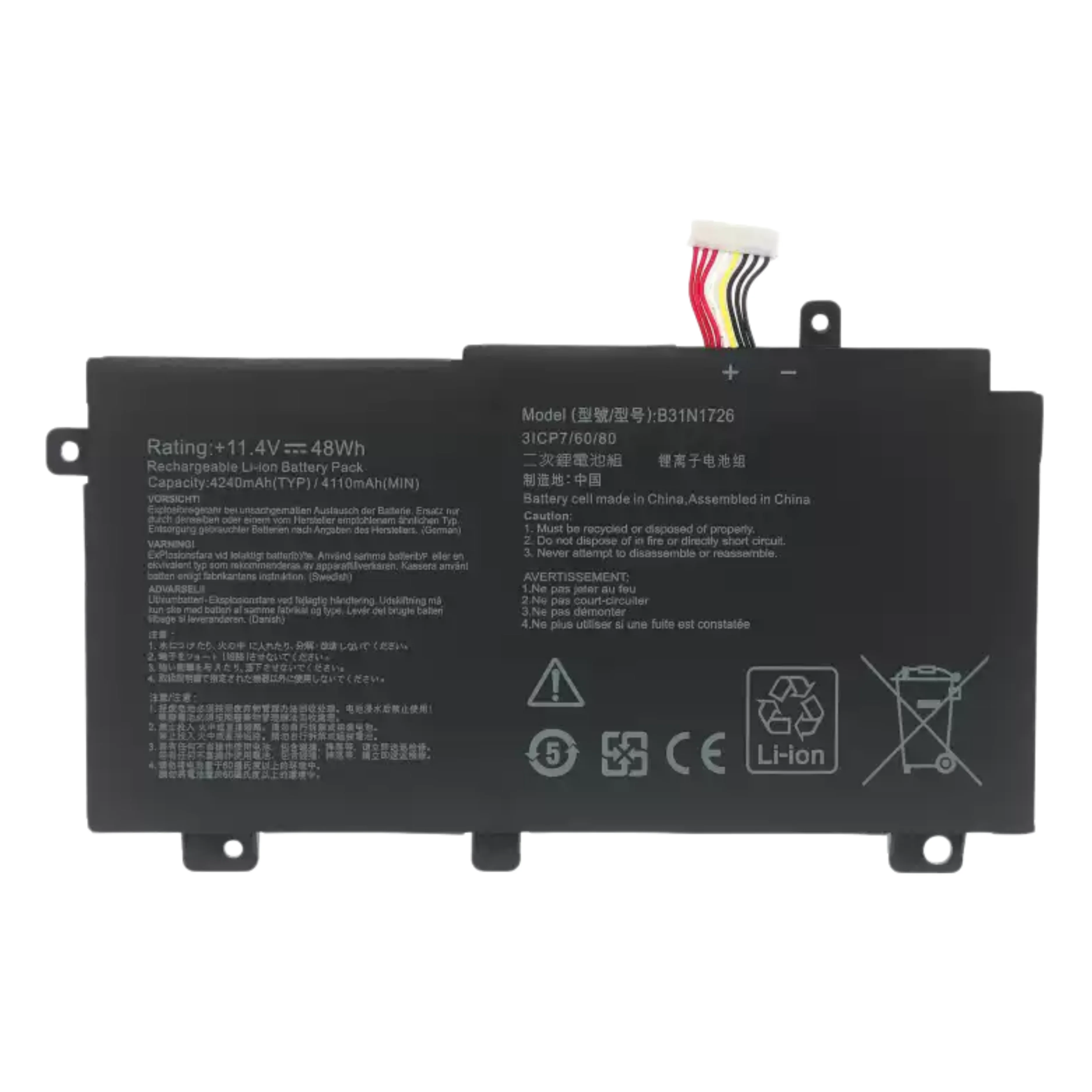 For B31N1726 FA506 FA506I Q IV IU II IC QE  B31N1726-1