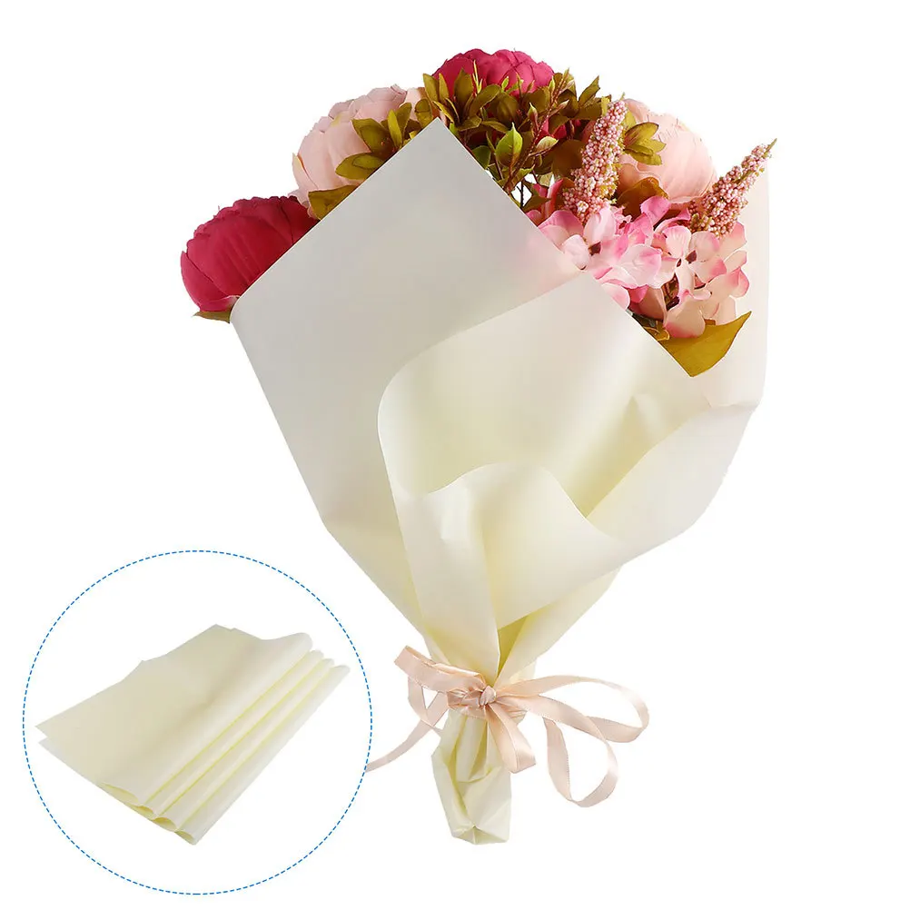 40 Sheets Flower Wrapping Paper Bulk Creative Gift Wrapping Tissue Paper for DIY Bouquet Craft Projects Decorative Packing Liner