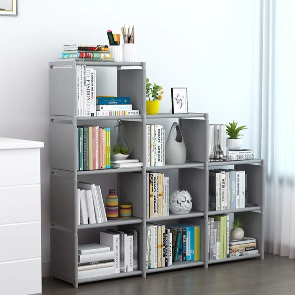 Simple Bookshelf Multi-function Sturdy And Stable Shelf Easy To Move Storage Rack Minimally Designed Floor To Ceiling Bookshelf