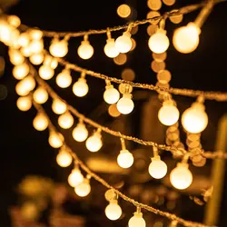 3/10M USB/Battery Power Ball Garland LED String Lights Outdoor Fairy Lights Decoration Party Home Wedding Garden Christmas Decor