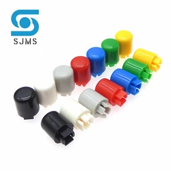 20pcs Adaptable For B3F-4055 12*12*7.3mm Square Head Touch Button Switch A21 Round key cap Button Switch Cover Button Cap Hat