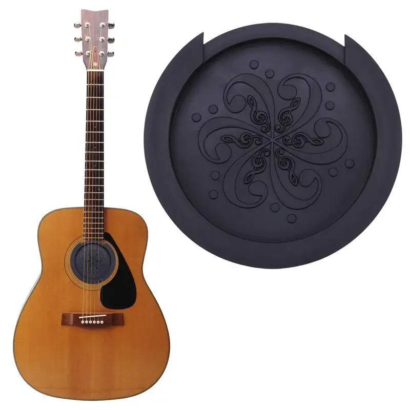 Guitar Sound Hole Cover Feedback Eliminator Soft Silicone Guitar Hole Plug Feedback Buster Acoustic Guitar Sound Hole Covers