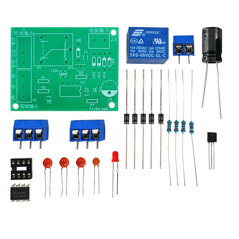 NE555 Water Level Controller Kit Water Tank Niveau Automatische Controller Diy Onderdelen Elektronische Componenten Levert