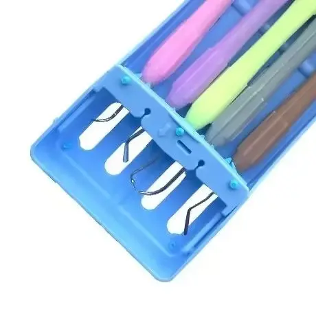 

5Pcs/7Pcsental Resin Filler Aesthetic Filling Spatulas with Autoclavable Disinfection Box Dentistry Tools Kit