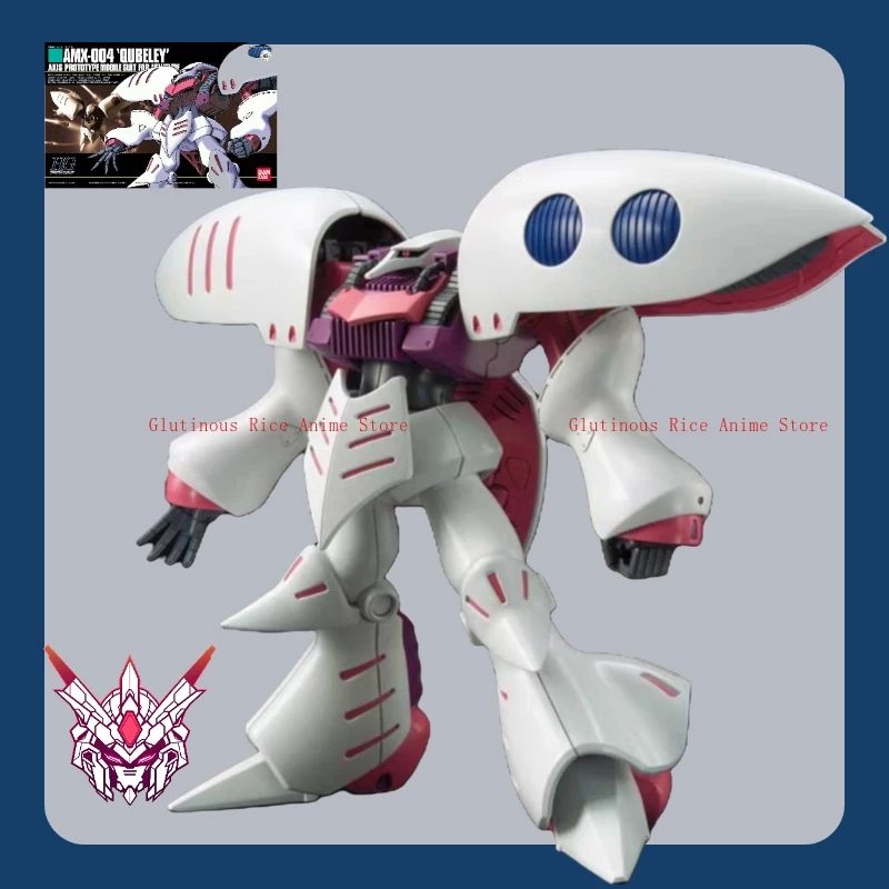 

In stock Bandai HGUC 1:144 004 AMX-004 Qubeley Gundam Assembly Model Toy Ornament Birthday Gift Original Collectibles Brand New