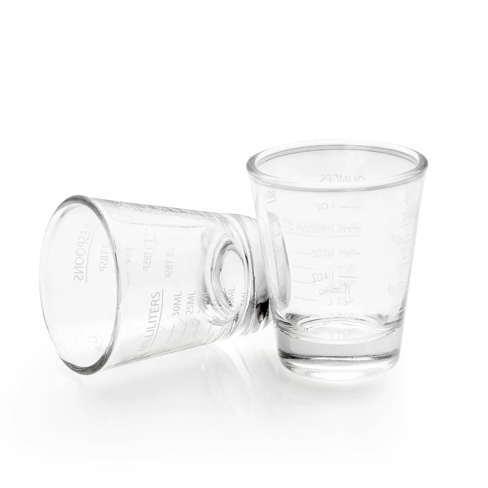 2 шт., прозрачные чашки для кофе, 30 мл