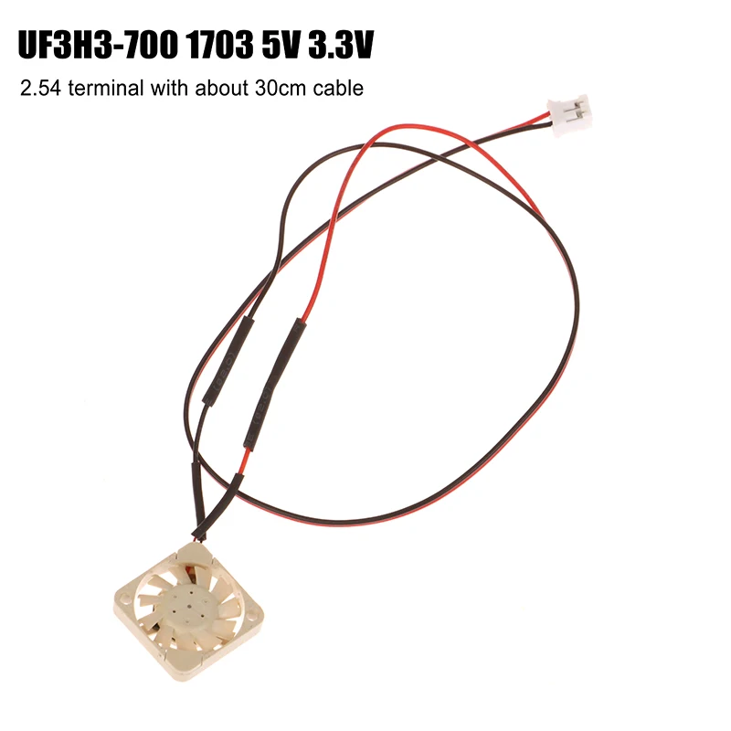 UF3H3-700 1703 3V 5V พัดลมระบายความร้อนบางเฉียบ USB ขนาดใหญ่ Air Flow 17*17*3 มม.Drone พัดลมระบายความร้อน