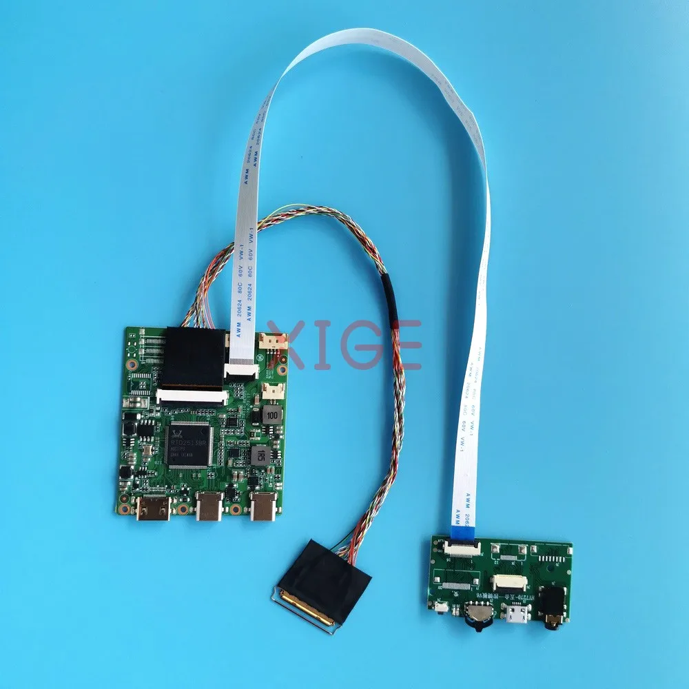 

For HSD173PUW1-A/A00/A01 Screen Controller Driver Board Micro USB LVDS 40 Pin 1920*1080 DIY Kit Laptop Display Mini-HDMI TYPE-C
