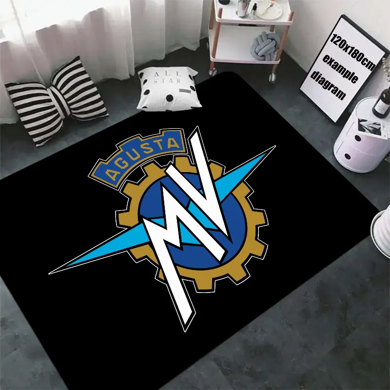 Halllway Doormat Mv Agusta Motorcycles Welcome Carpet Kitchen Floor Mat Entrance Living Room Decor Non-slip Bath Car Boot Rug