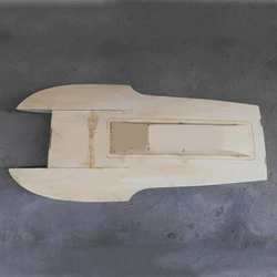 Catamaran Electric Shrimp Speedboat Wooden Kit Racing Boat Brushless Electric Boat Assembly Kit