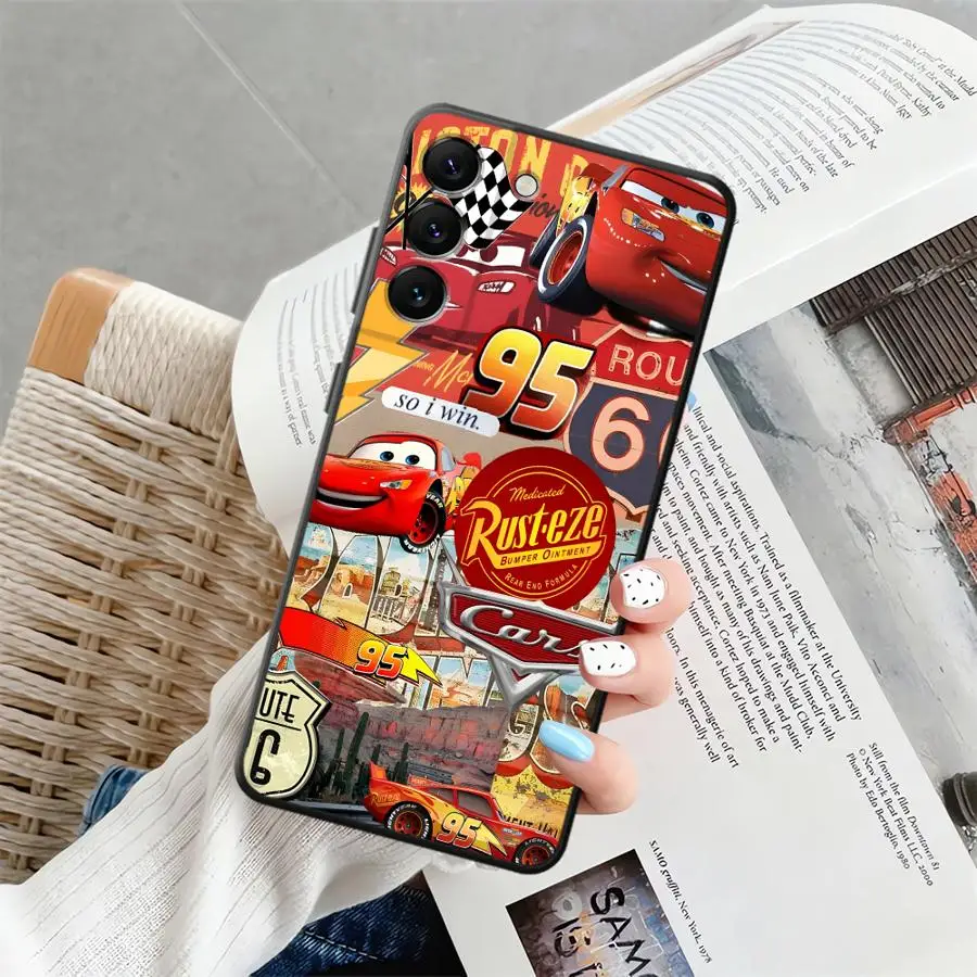 Etui na telefon Disney Cool McQueen z miękkim tyłem do Samsung Galaxy A04 A03 A07 Note 20 Ultra 9 10 A05 A06 A30 A40 A10 A20 A01 A02