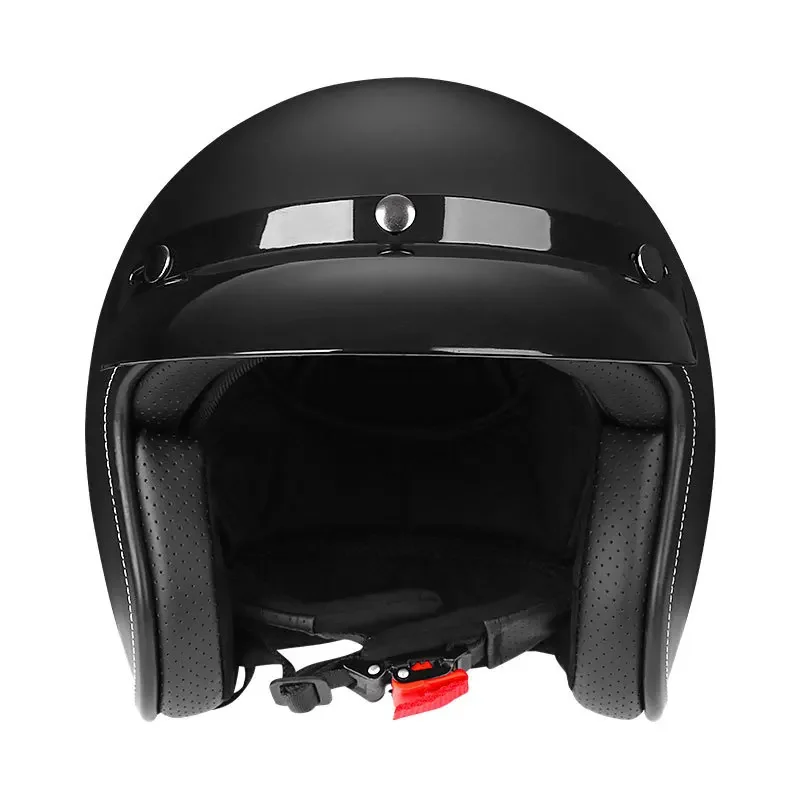 Retro motorcycle casco 3/4 open face helmet cafe racer helmet chopper capacete