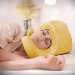 Massage Pillow For Face Up Ergonomic Foam Beauty Pillow Maintaining Soft Breathable Cervical Neck Support Sleeping Pillow For