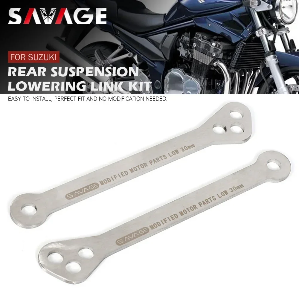 Lowering Links Kit For SUZUKI GSF 600 650 1200 1250 Bandit GSX1250FA GSX 650F GSF650 Motorcycle Rear Suspension Drop Lever