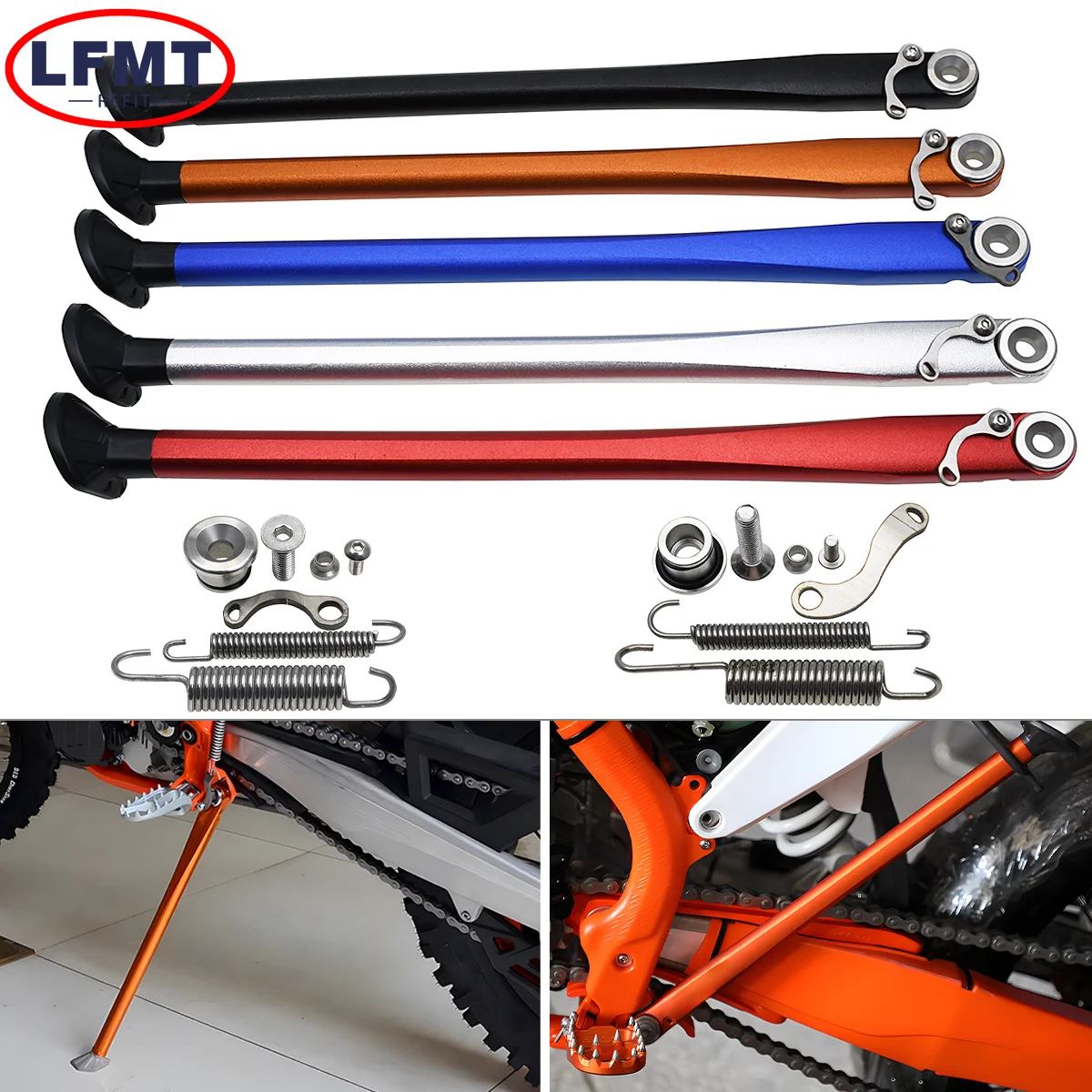 

Motorcycle Parking Side Stand Kit For KTM XC XC-F XCW XCF-W EXC EXC-F TPI Six Days 125 150 200 250 300 350 450 500 530 2008-2023