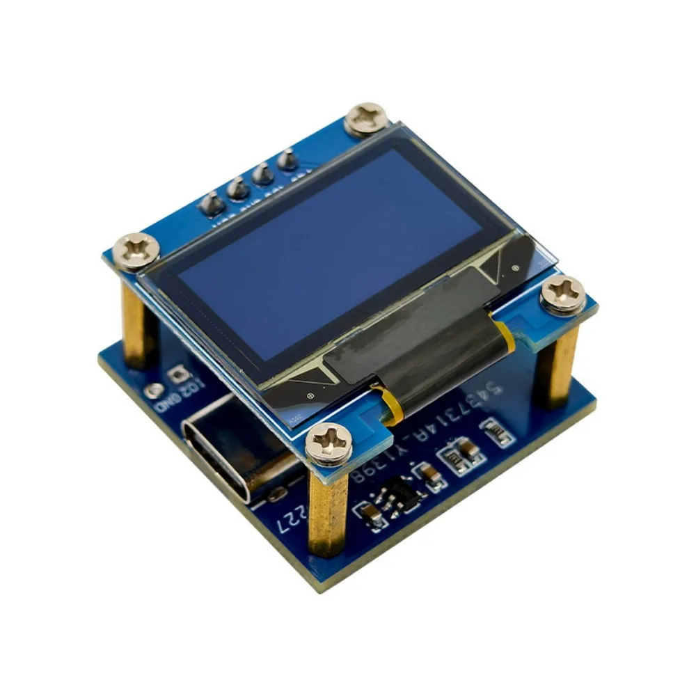 1PC Atmospheric Pressure Temperature Humidity Module 0.96 Inch OLED Display 5V For Weather Station Monitoring