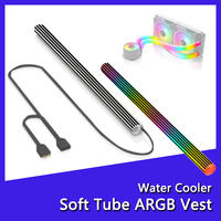 5V 3PIN Fluid DIY Cooling Accessories Water Cooler Soft Tube ARGB Vest Water Cooled Tube Lamp Cover Water Cooling Hose Tube