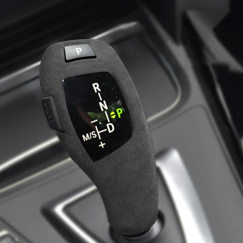 

Alcantara Gear Shift Knob Cover Accessories Trim For BMW X3 X4 X5 X6 1 Series 2 Series 3 Series GT 4 Series 5 Series GT 6 Series