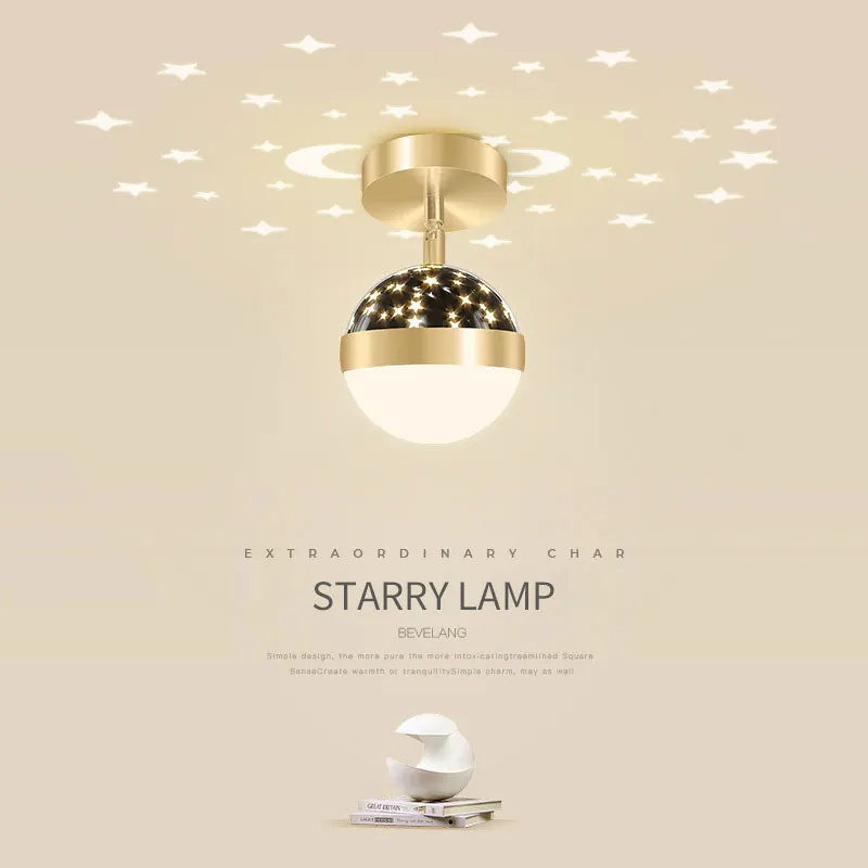 

Modern Nordic Ceiling Lights Lamp Indoor Lighting For Aisle Corridor Balcony Hallway Lobby Hall Cloakroom Bedroom Starry Sky