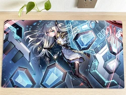 YuGiOh Playmat Sky Striker Ace - Raye TCG CCG Mat Trading Card Game Mat Table Desk Mouse Pad Gaming Play Mat Mousepad