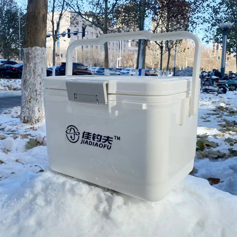 

Портативный изолированный охладитель ведра для живой рыбы с системой аэрации, бесшовный дизайн, приманка для рыбалки, резервуар для свежего ловли, креветок