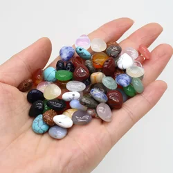 10/20pcs Natural Stone Crystal Loose Beads 10 X 12 Mm Water Drop Shape Spacer Beads for Jewelry Making DIY Necklace Accessories