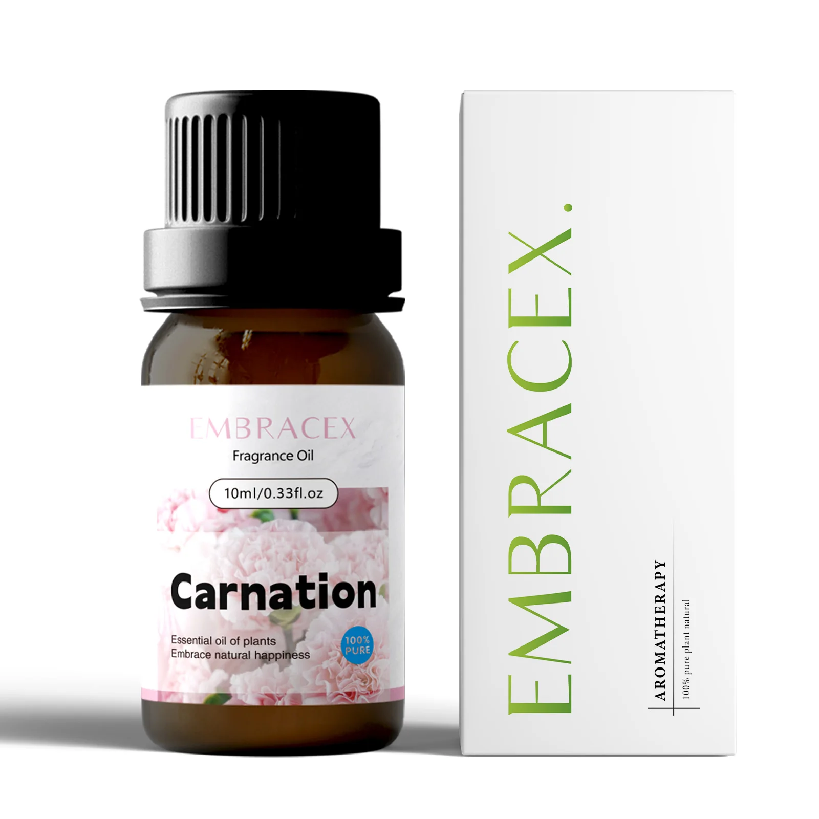 Aceite esencial de clavel de 10ml, aceites esenciales con aroma Floral, difusor de fragancia, aceites de masaje para humidificador, fabricación de jabón, regalos