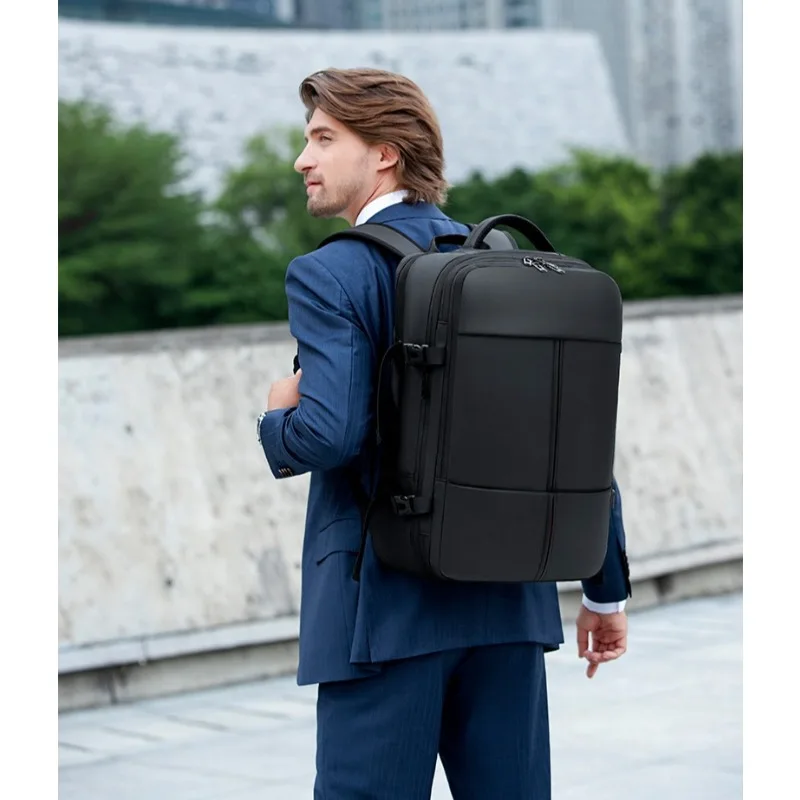 

Men Travel Backpack vacuum compression 19 inch Laptop Backpack Business Large Capacity school Backpack Expanded Hiking