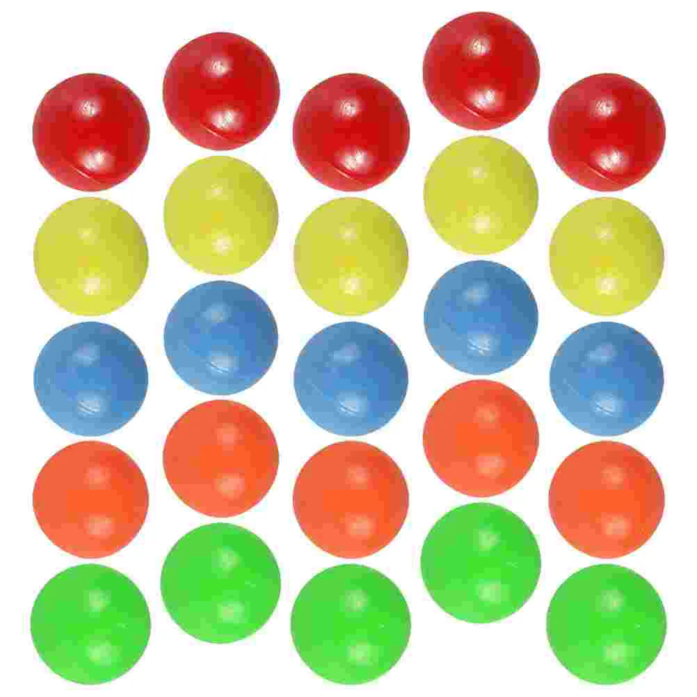 

100 Pcs Probability Counting Ball Toys for Kids Colored Balls Teaching Small Solid Plastic Educational Mini Toddler