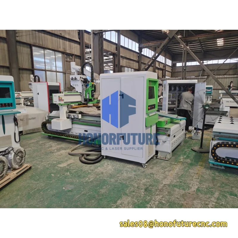 CNC Engraving Machine LNC Control 1325/1328 Multi-Functional CNC Router ATC for Wood Furniture Cabinet Making 4*8ft Auto Tool