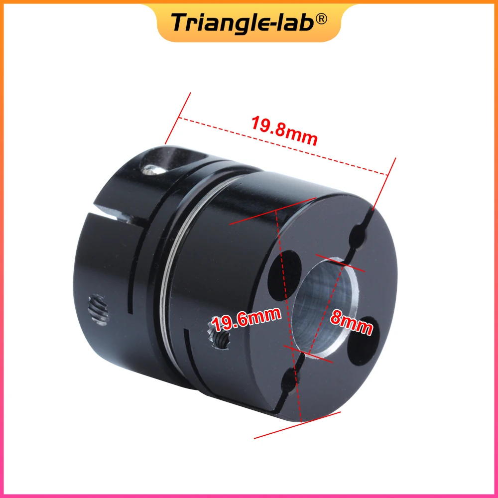 C Trianglelab Disc Membrane Coupling (5-8)  Coupler Aluminium Alloy High -precision 5mm - 8mm  For ender3 CR10 ANET 3D Printer