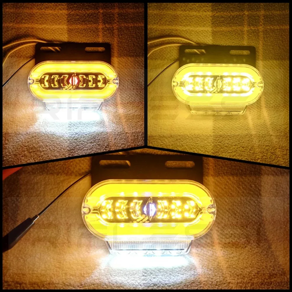 10 قطعة أضواء مقطورة LED 24 فولت أضواء العلامات الجانبية شاحنة ضوء دليل أضواء ستروب شاحنة أضواء جانبية مقطورة أضواء الإشارة