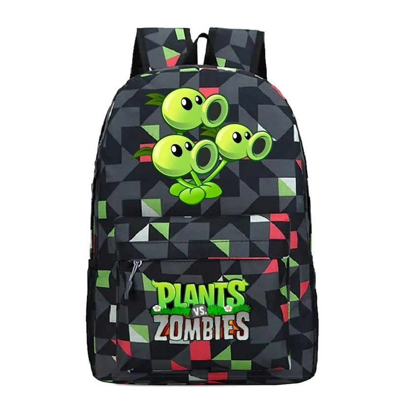 

Plants Vs. Zombies Large Capacity Casual Backpack Students Lightweight School Bag with Multiple Pockets Durable Daily Travel