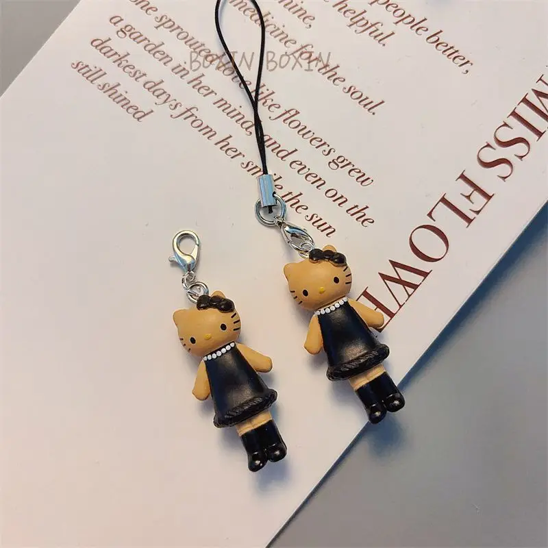 

Sanrio Hello Kitty Cartoon Mobile Phone Chain Rope Creativity Zipper Decoration Couple Gift Cute Camera Backpack Accessories