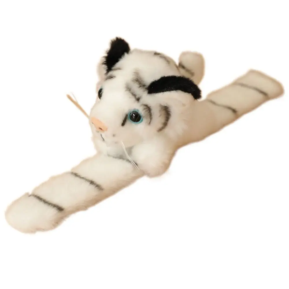 생일 정글 동물 박제 동물 팔찌 팬더 호랑이 토끼 토끼 만화 슬랩 팔찌 플러시 장난감 편안한 어린이 장난감