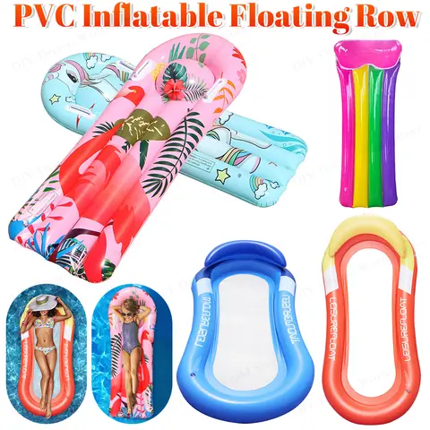 야외 접이식 물 해먹 수영을위한 풍선 풍선 매트리스 성인 풀 부표 부동 의자 수영장 용 침대