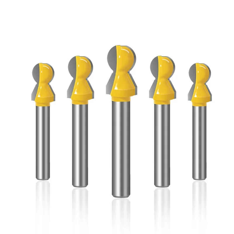 1PC 6MM 6.35MM 8MM Shank Router bit Horizontal Crown Molding bit Professional Woodworking Tool Door Planer Straightening Cutter